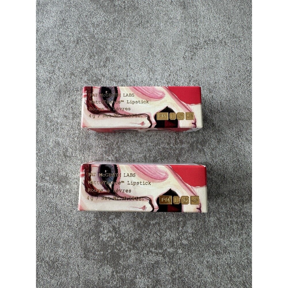 Pat McGrath MatteTrance Lipstick Flesh 3 (Deep Rose) & Flesh 5 (Mahogany Rose)